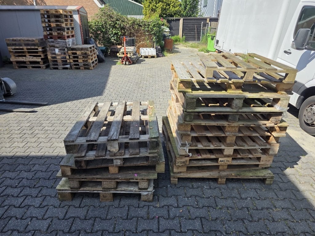 Blokpallets 15 stuks, Ophalen, Gebruikt, Minder dan 25 mm, Pallet