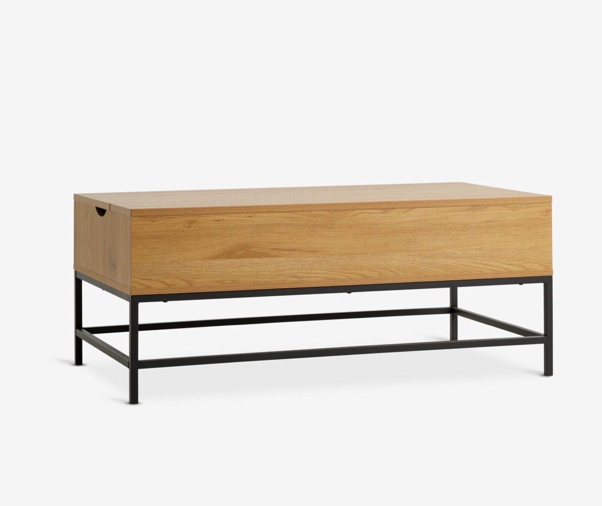 Salontafel Aabenraa Jysk met opbergruimte, Ophalen, Gebruikt, 100 tot 150 cm, 50 tot 100 cm