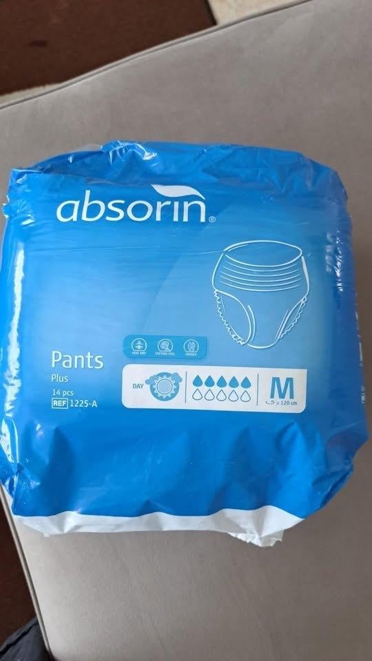 Absorin Pants Plus M (14st ) In 1 Pak Broekjes plus, Diversen, Ophalen of Verzenden, Nieuw