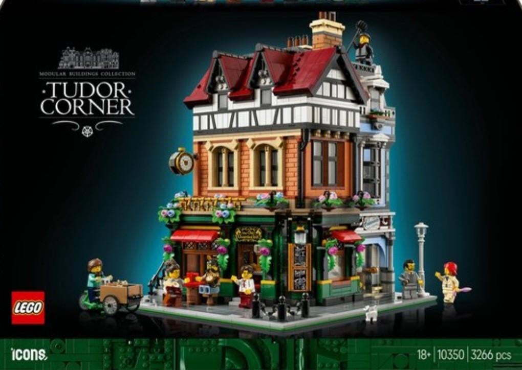 Lego 10350 hoekpand in tudorstijl, Ophalen, Zo goed als nieuw, Complete set, Lego
