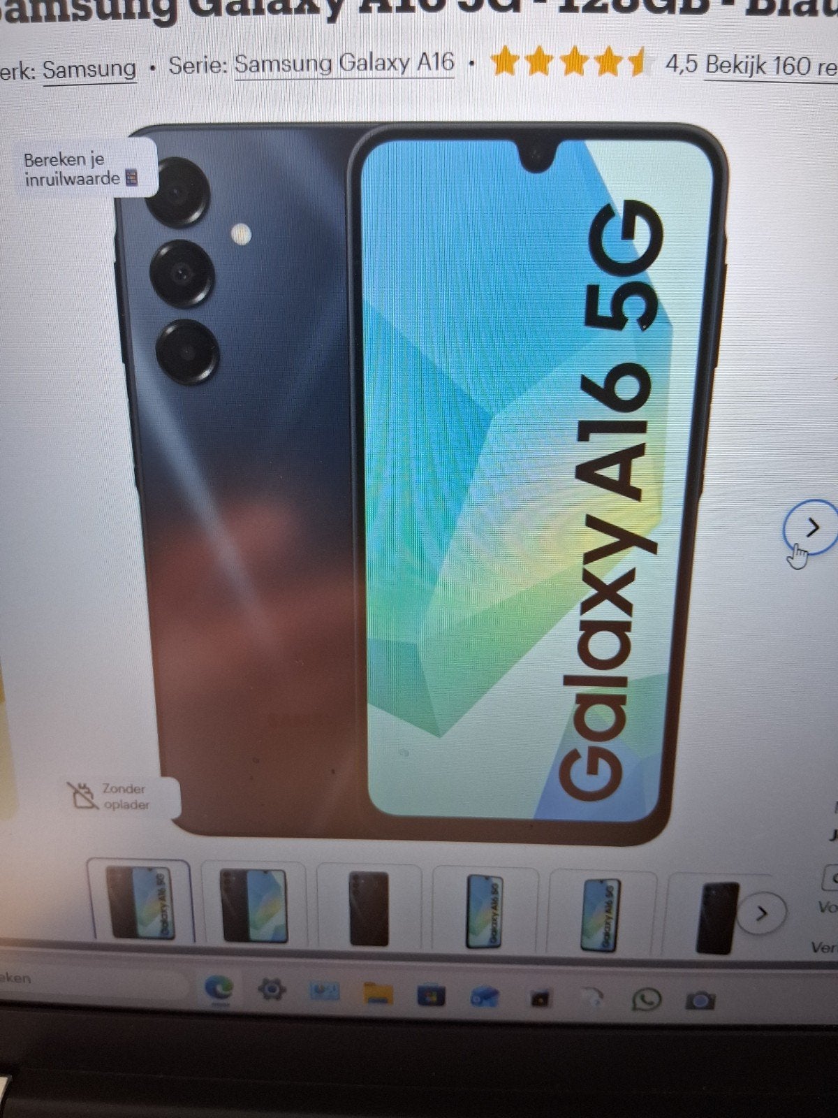 Samsung Galaxy A16 5G 128GB - Nieuwstaat, Ophalen, Blauw, Touchscreen, Nieuw