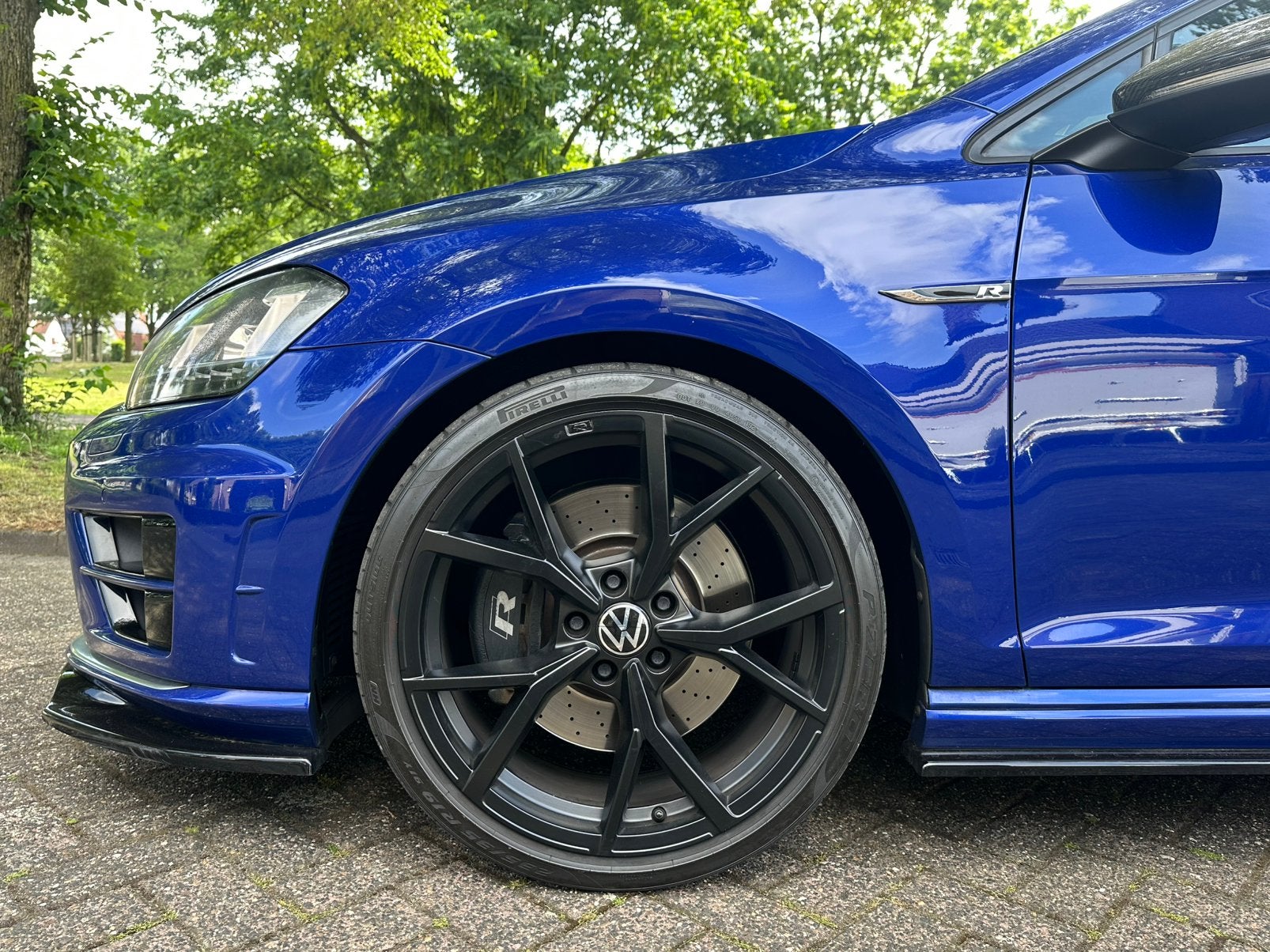 Volkswagen Golf 2.0 TSI 300pk 4Motion 5D DSG 2016 Blauw Pano, Auto's, Automaat, Euro 6, 4 cilinders, 1984 cc