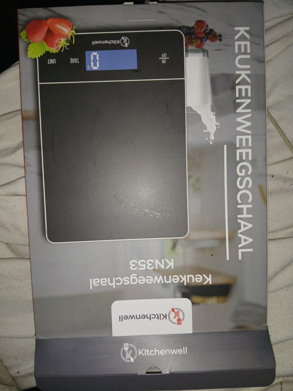 Kitchenwell Keukenweegschaal KN353 - Nauwkeurig Wegen, Overige typen, Kunststof, Nieuw, Ophalen of Verzenden