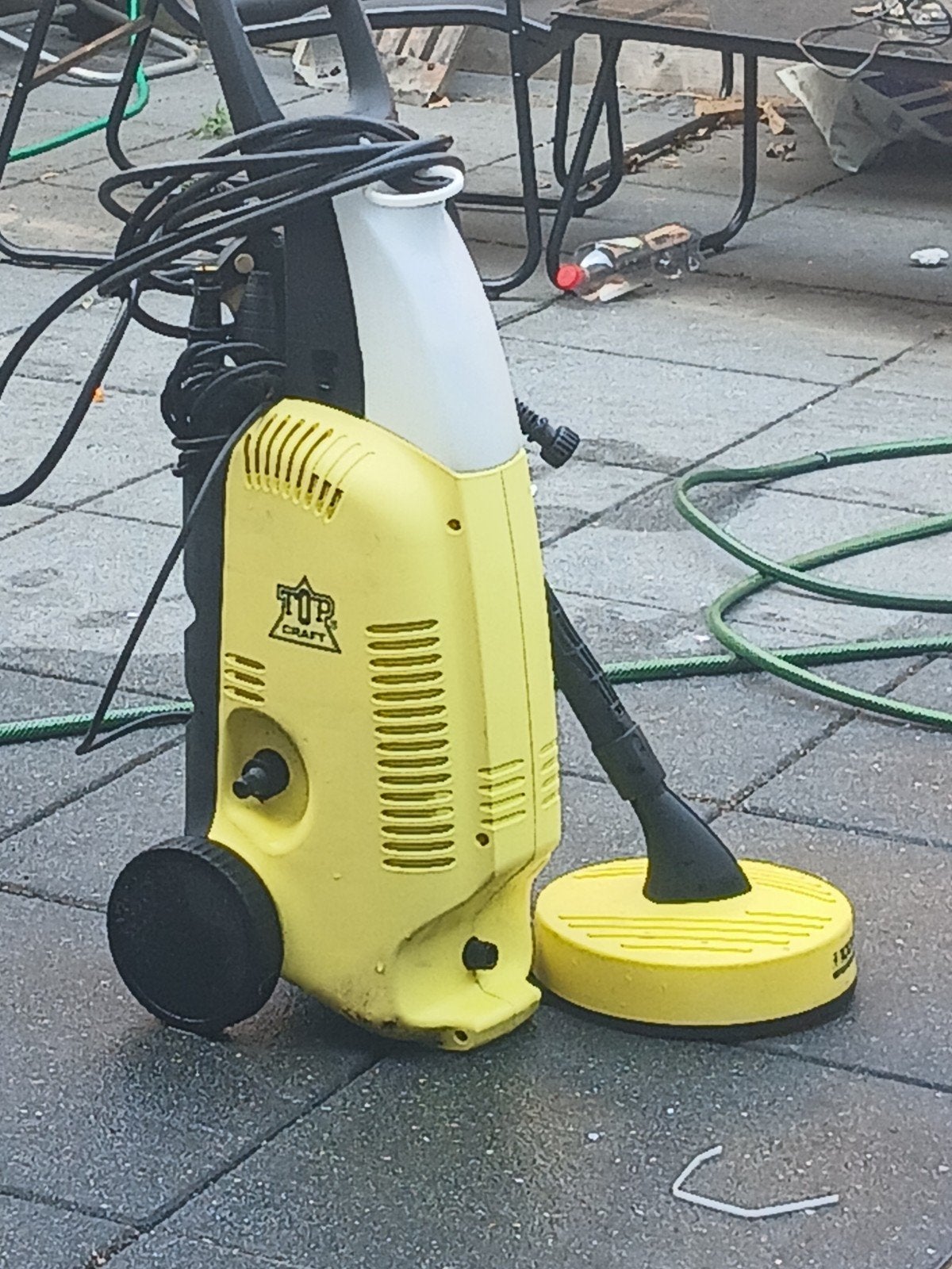 Top Craft hogedrukreiniger met terrasreiniger, Ophalen of Verzenden, Gebruikt, Elektrisch, Top Craft