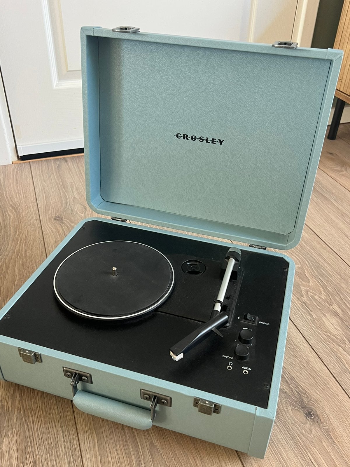 Crosley Portfolio platenspeler met bluetooth, Audio, Tv en Foto, Platenspelers, Ophalen, Zo goed als nieuw, Thorens, USB-aansluiting