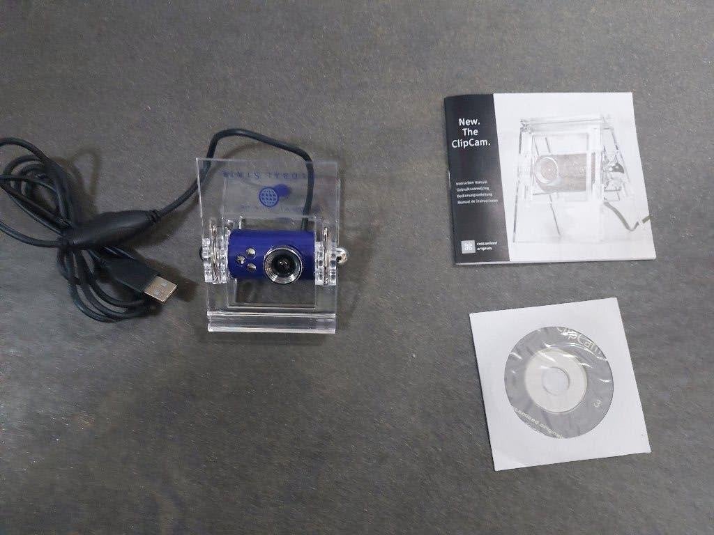 Clipcam webcam NL handleiding CD ROM nooit gebruikt, Overige merken, Ophalen of Verzenden, Zo goed als nieuw, Windows