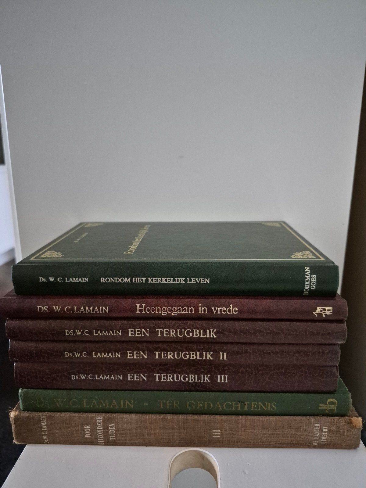 7 Boeken van Ds. W.C. Lamain, Ophalen of Verzenden, Gelezen, Ds. W.C. Lamain, Christendom | Protestants