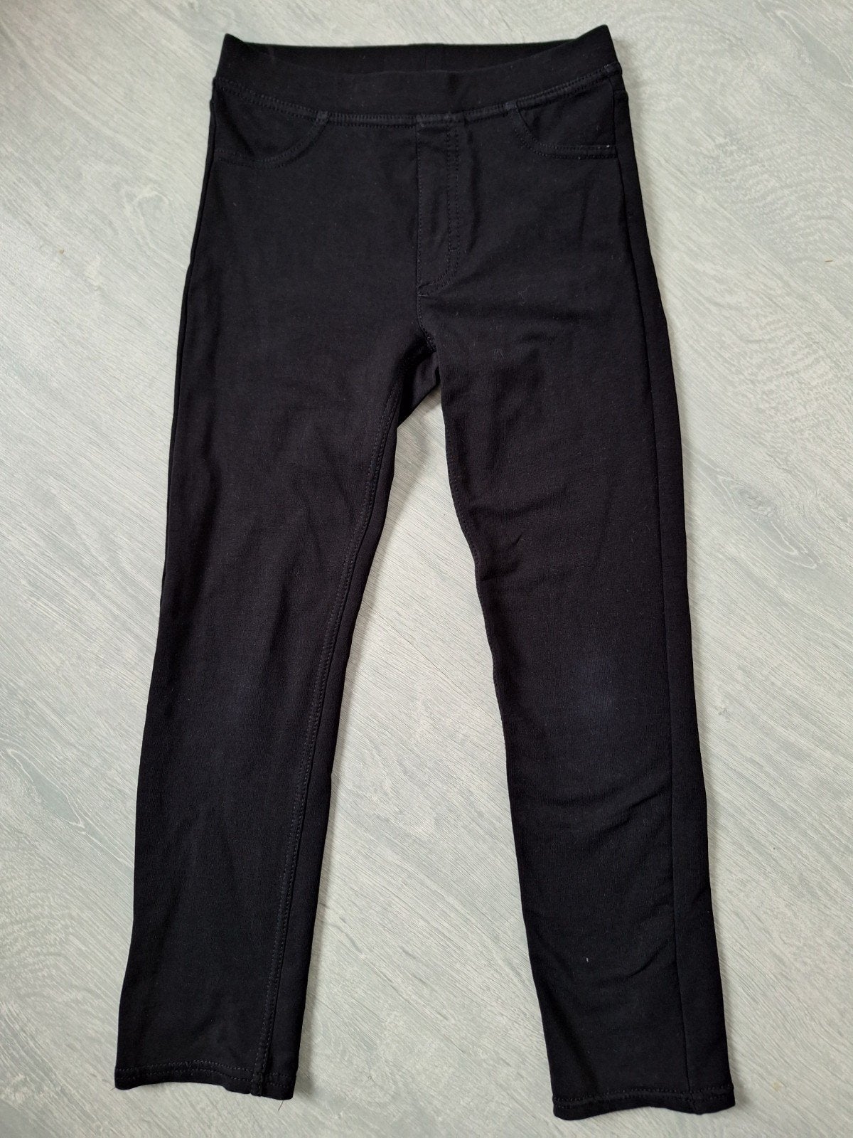 Leuke zwarte legging van H&M - Maat 134, Broek, Gebruikt, Meisje, H&M