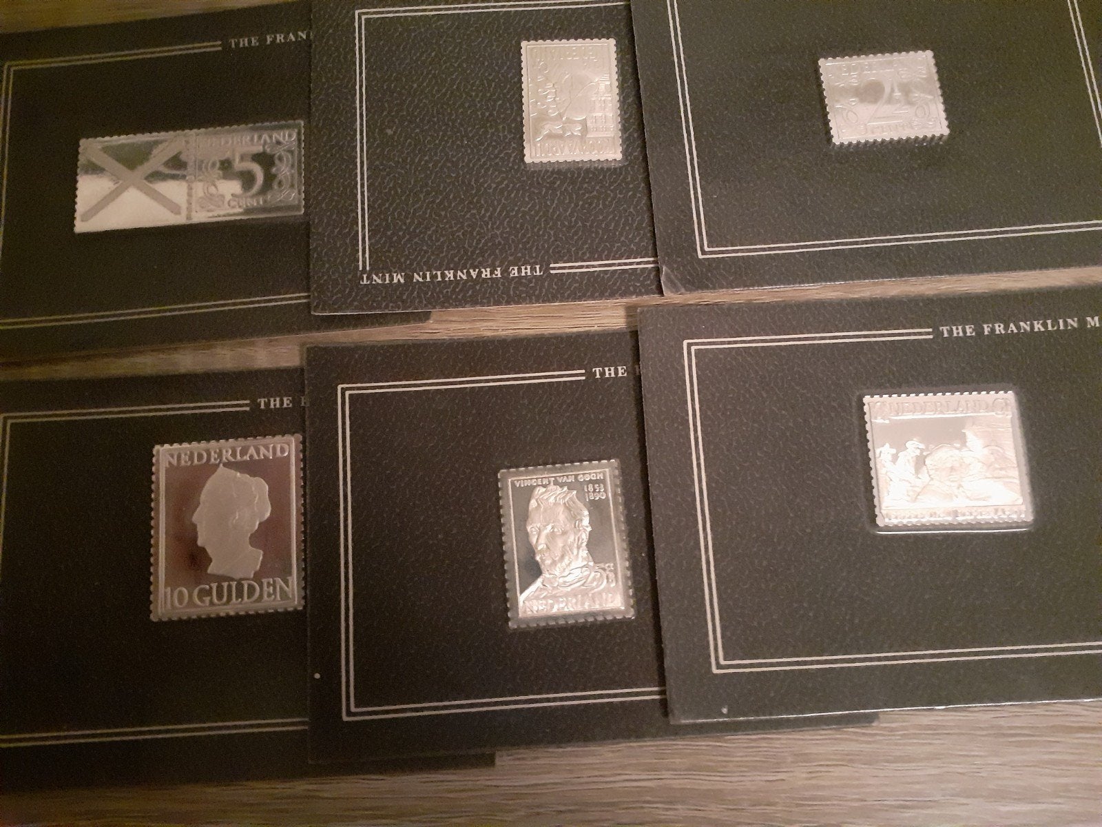 6 zilveren postzegels, Ophalen of Verzenden, Nederland