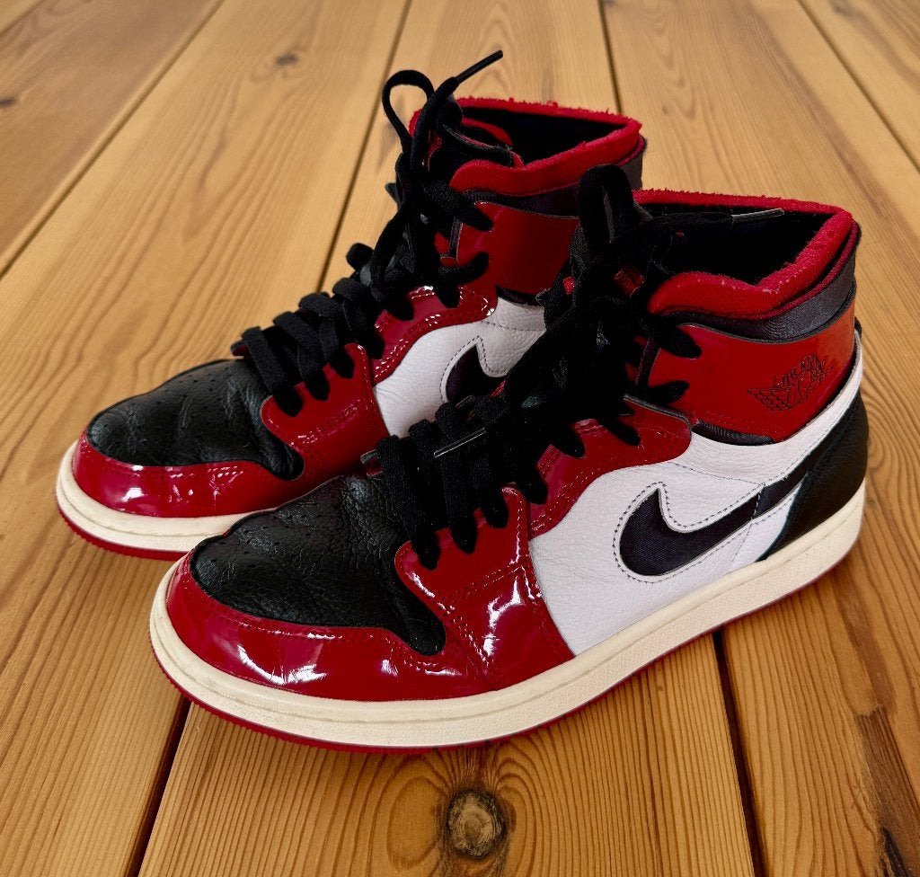 Nike Air Jordan 1 High Zoom Air - Rood Wit Zwart - maat 39, Nike, Ophalen of Verzenden, Rood, Sneakers of Gympen