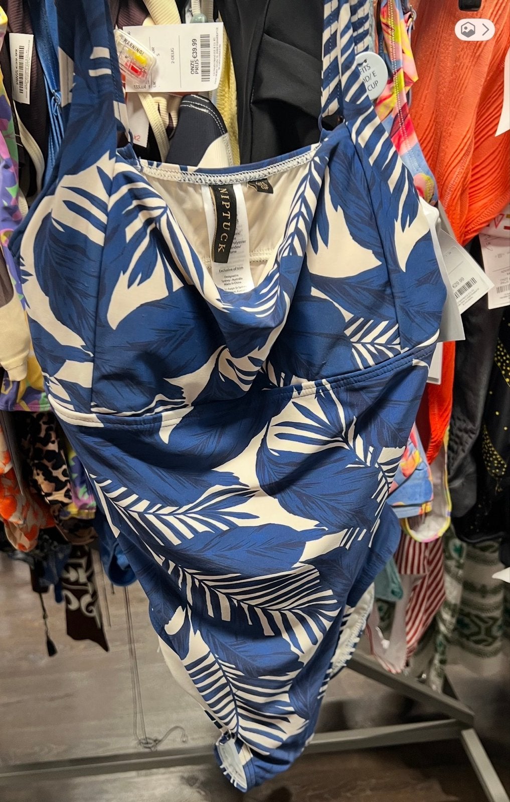 Nieuw Nipper Tuck badpak met tropische print, Ophalen of Verzenden, Nieuw, Blauw, Badpak