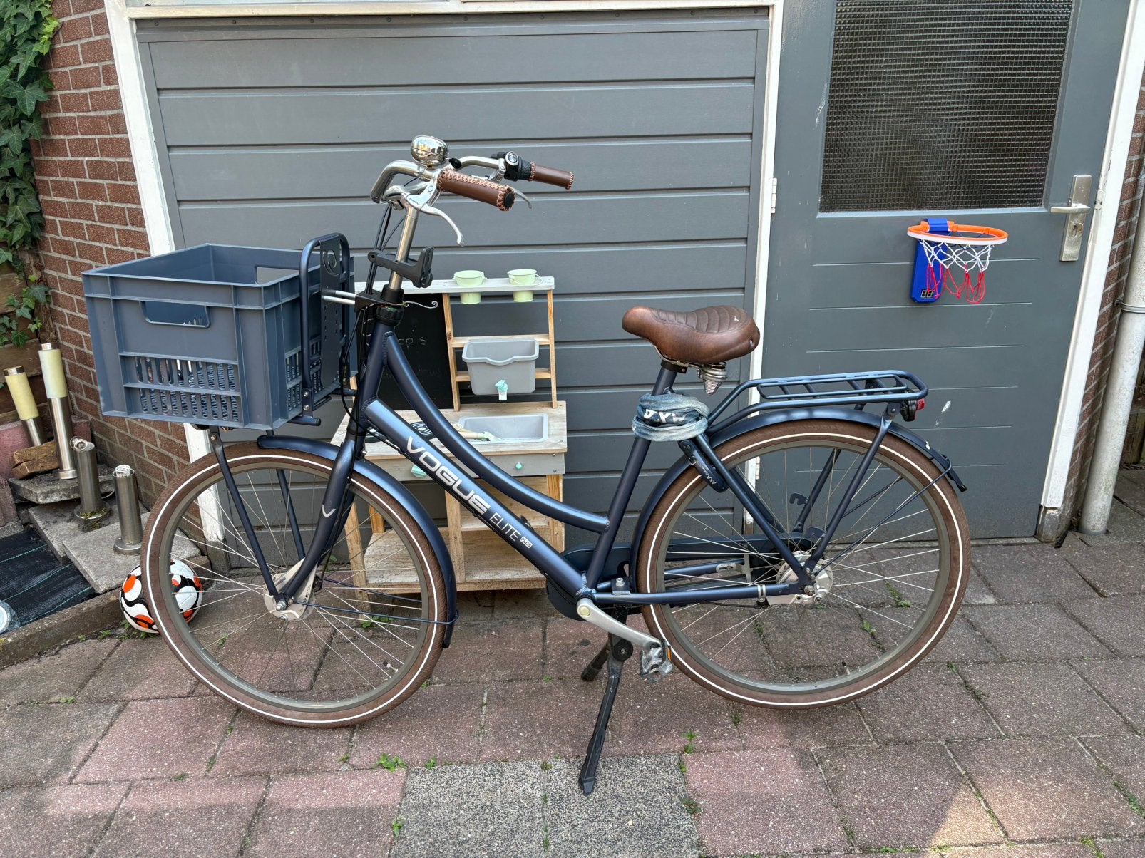 Dames fiets, Fietsen en Brommers, Fietsen | Dames | Moederfietsen, Versnellingen, 56 cm of meer, Zo goed als nieuw, 0 zitjes