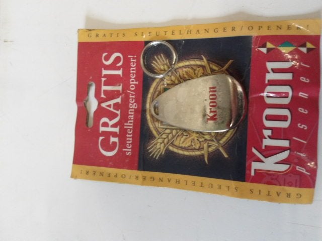 Kroon bier opener cq sleutelhanger (nr.3), Verzamelen, Ophalen of Verzenden, Nieuw, Flesopener, Overige merken