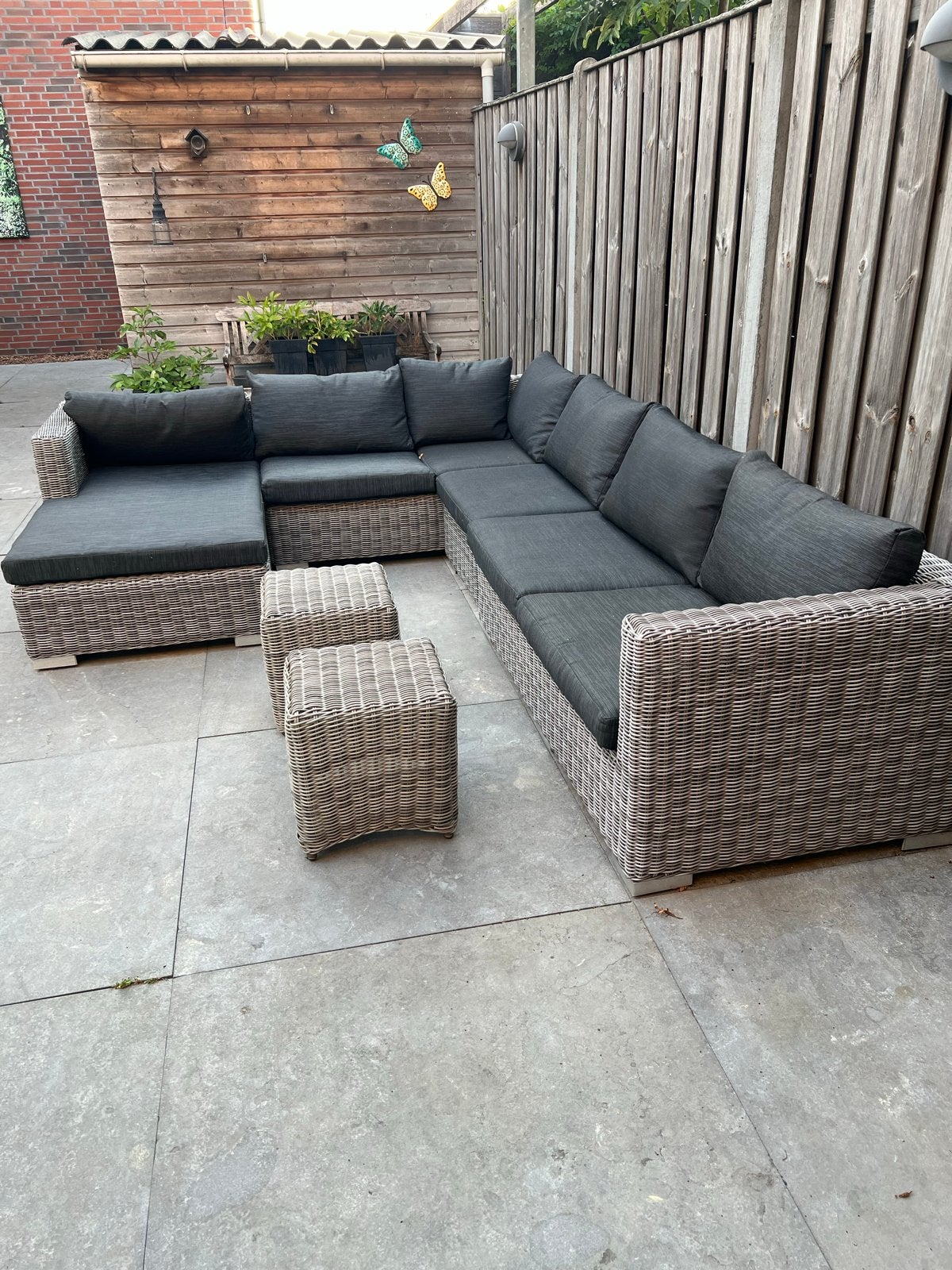 All weather loungeset Intratuin, Ophalen, Overige materialen, Gebruikt, Meer dan 8 zitplaatsen