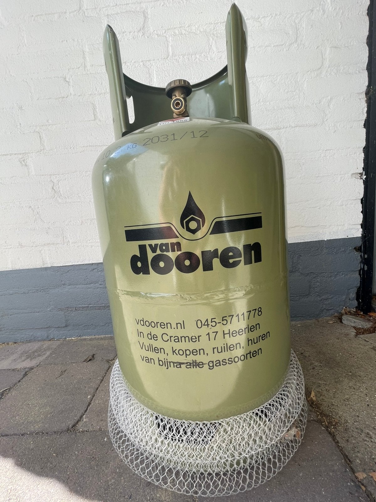 Navulbare gasfles voor camper, Ophalen, Zo goed als nieuw