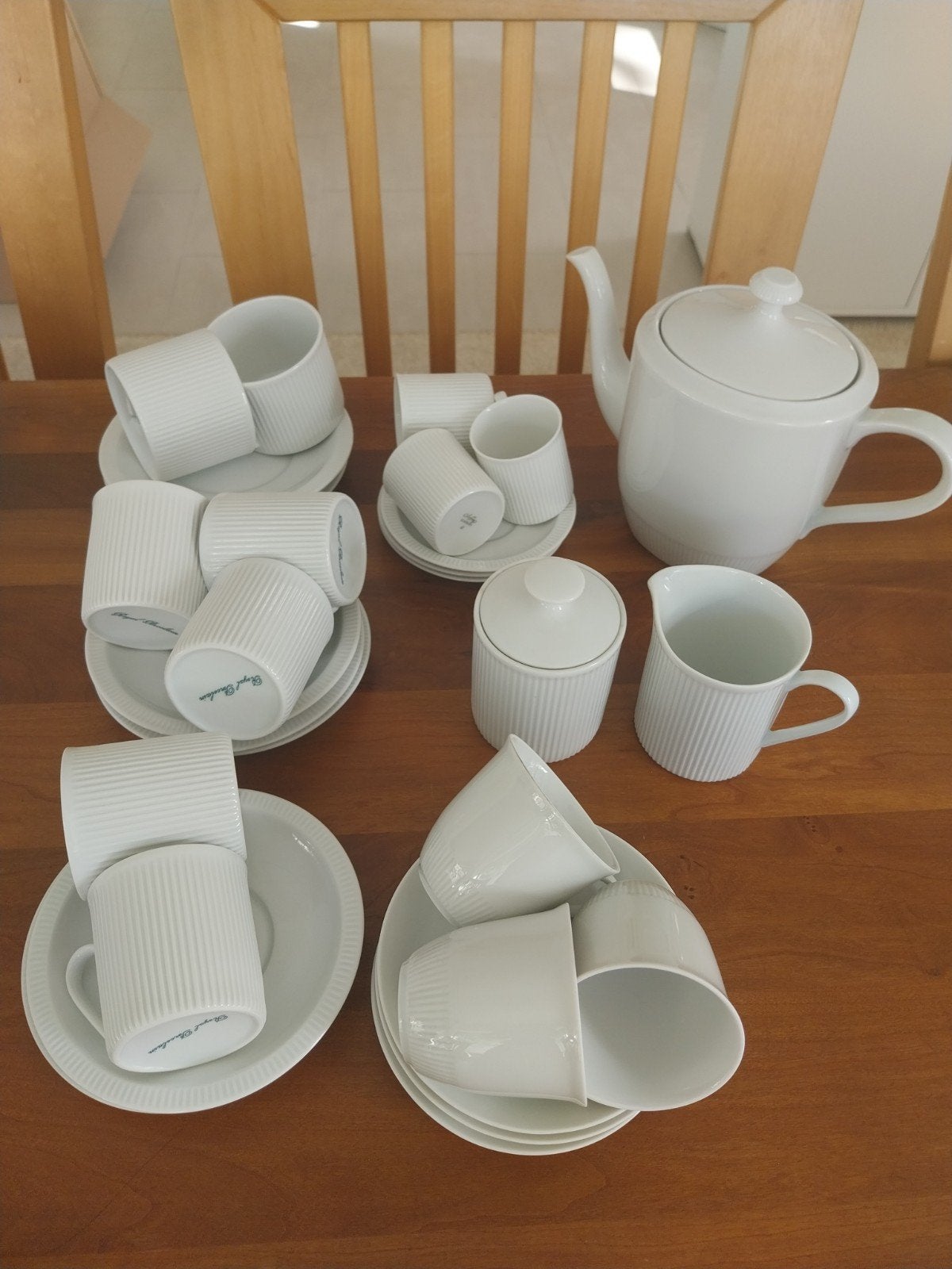 Wit porseleinen servies - Royal Porcelain, Arzberg, Scherzer, Gebruikt, Ophalen of Verzenden, Arzberg, Klassiek