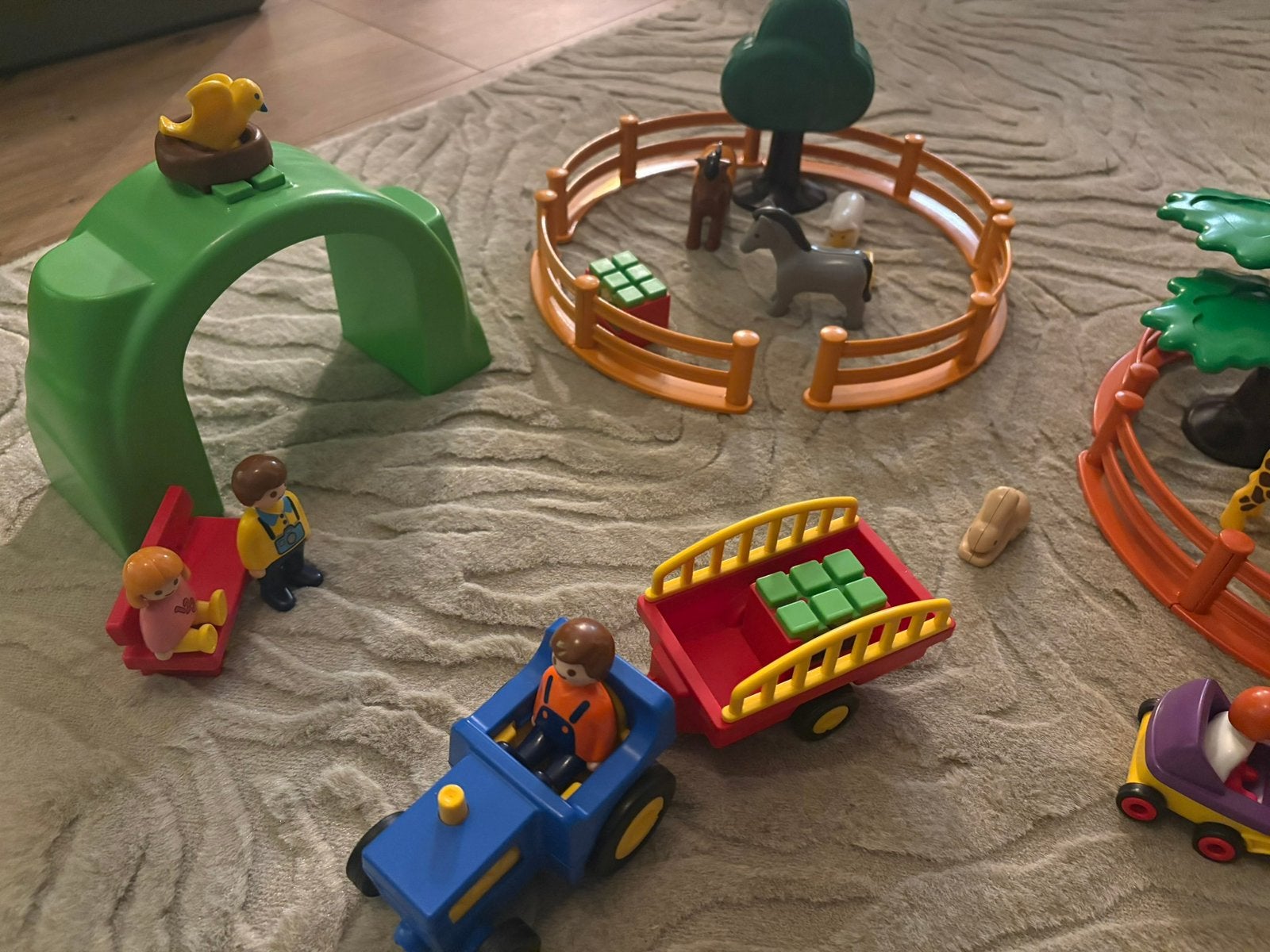 Playmobil 1 2 3 Dierentuin set, Ophalen, Zo goed als nieuw