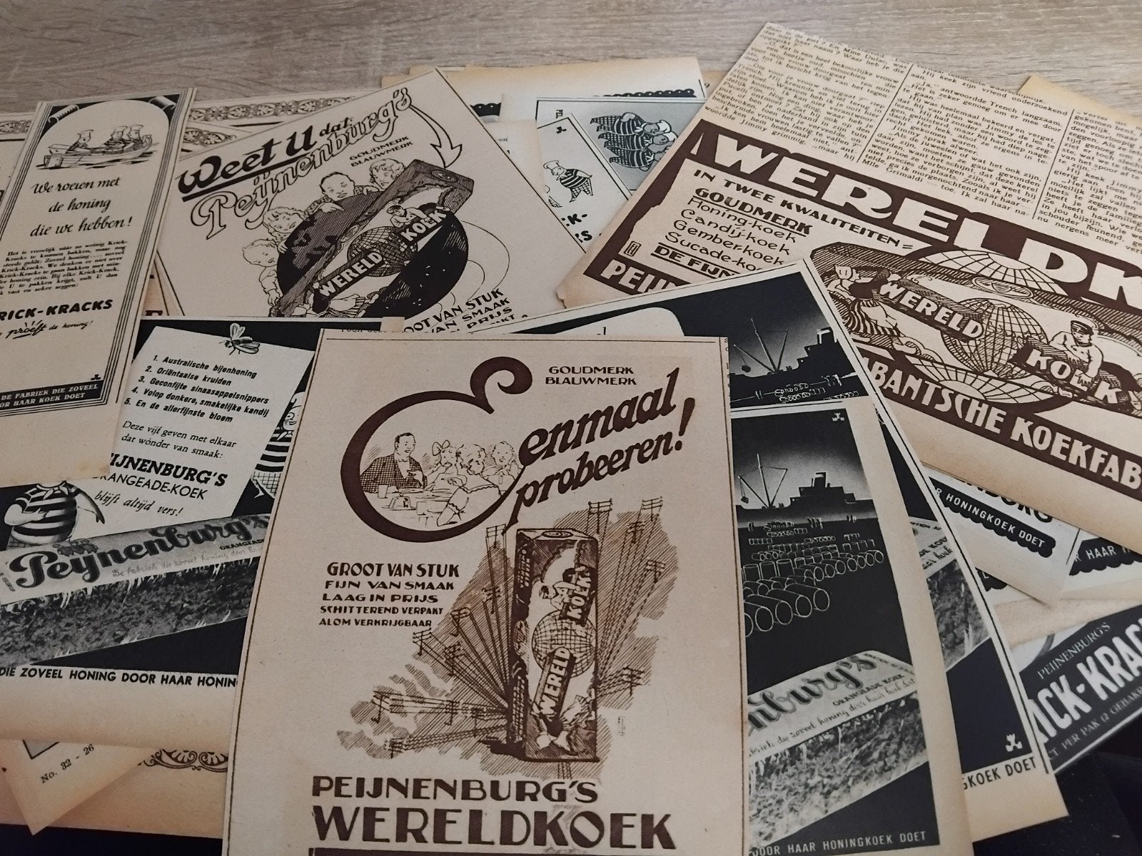 div oude Peijnenburg,s reclames, Ophalen of Verzenden, Tijdschrift