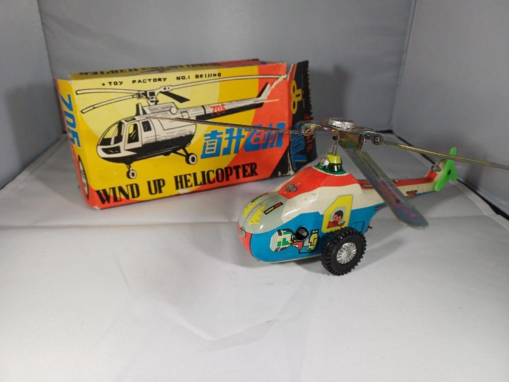 Blikken speelgoed helicopter #705, Ophalen of Verzenden