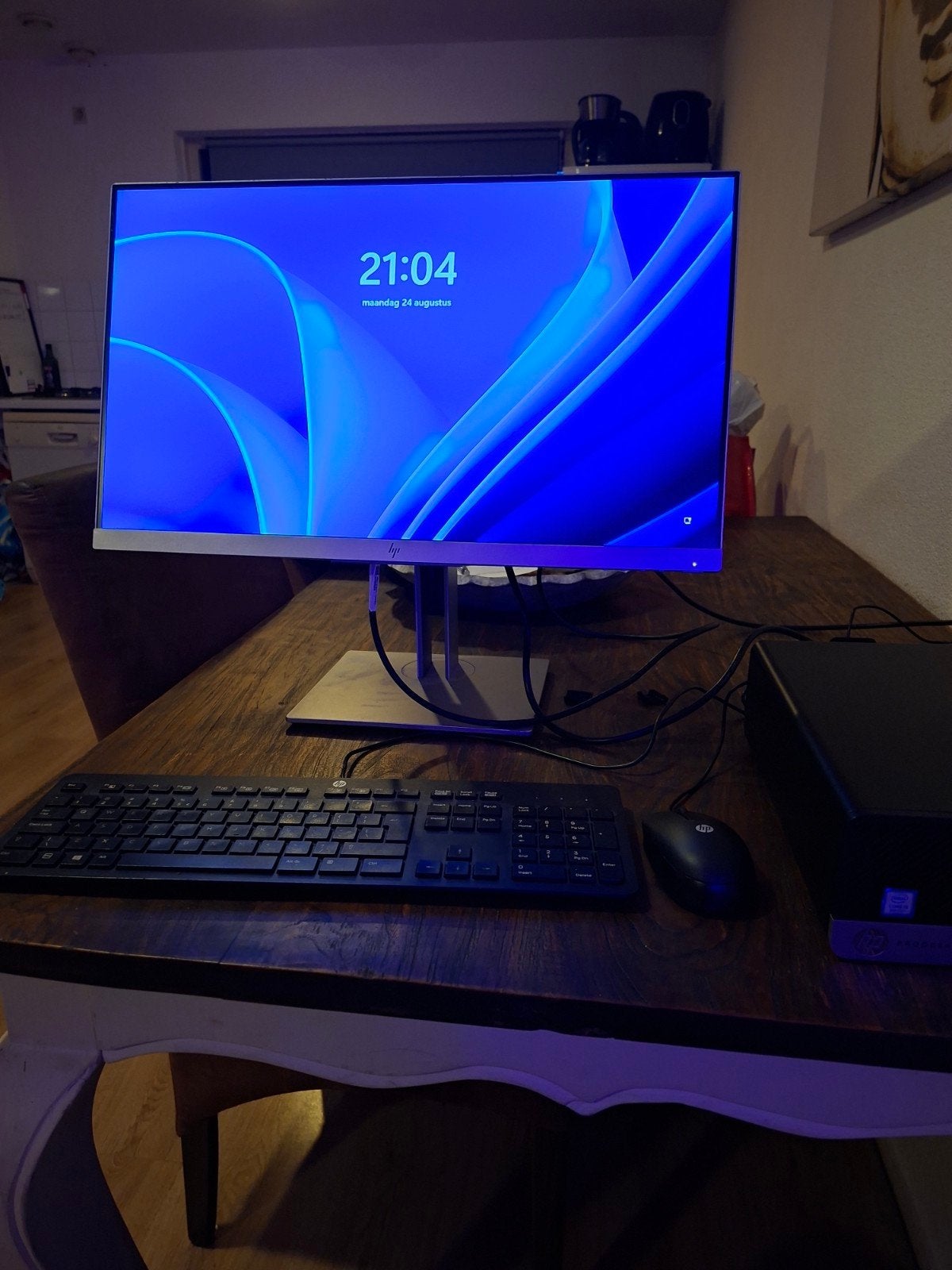 HP ProDesk Computer. (refurbished)  met EliteDisplay Full H, Gebruikt, 8 GB, SSD, 3 tot 4 Ghz
