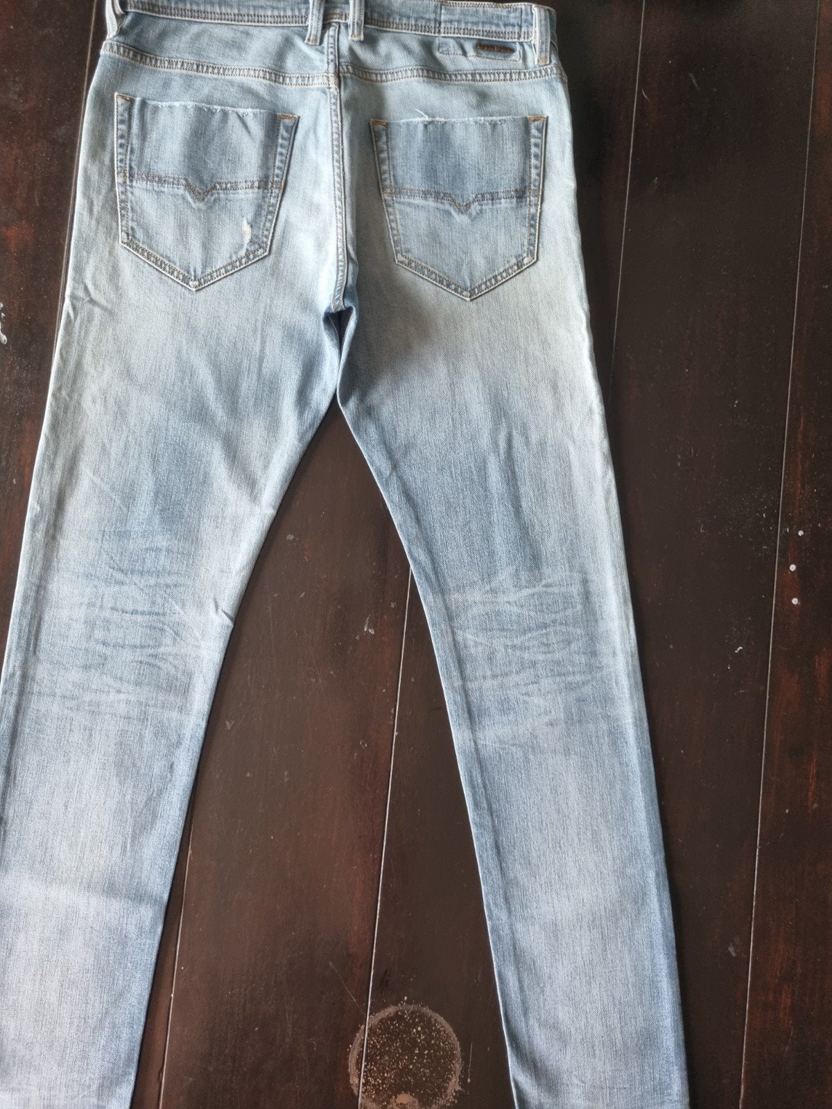 LICHTE DIESEL TEPPHAR SLIM CARROT STRETCH DESTROY SIZE 32/34, Diesel, Blauw, W32 (confectie 46) of kleiner, Ophalen of Verzenden