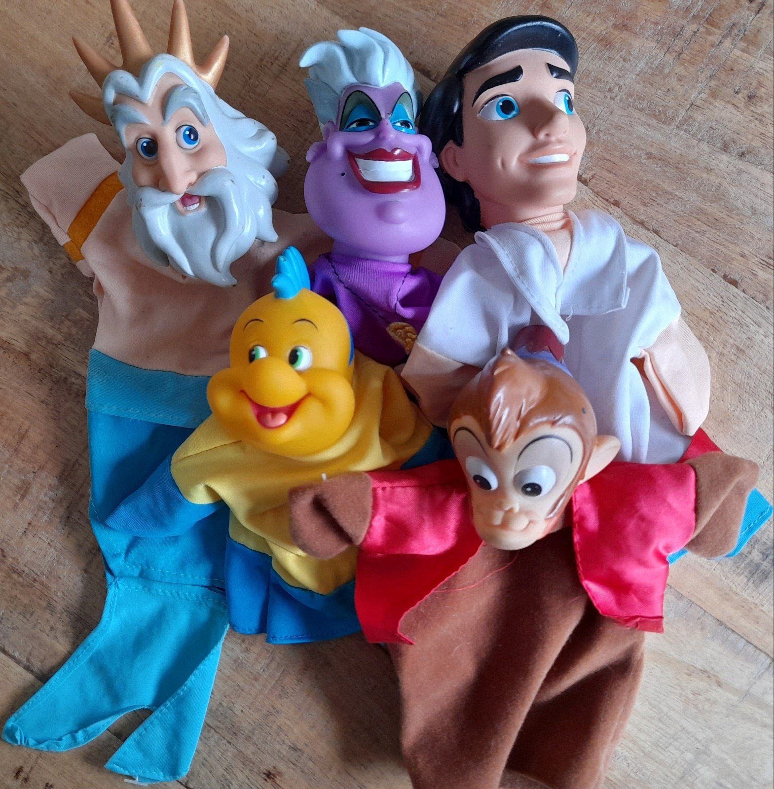 Disney handpoppen set - vijf poppenkastpoppen, Ophalen of Verzenden, Overige typen