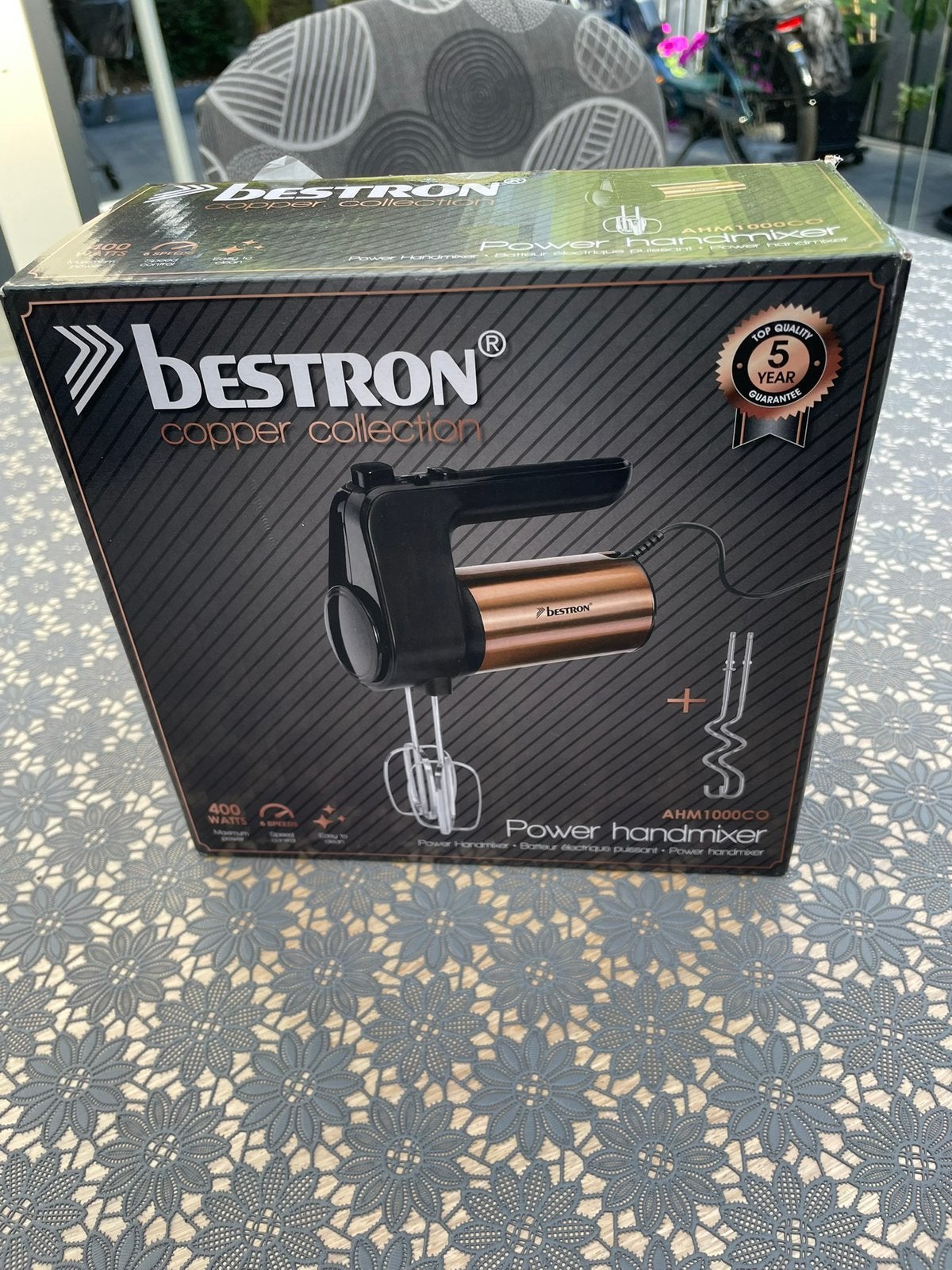 Mixer.  (Nieuw), 4 liter of meer, Ophalen, Zo goed als nieuw, 3 snelheden of meer