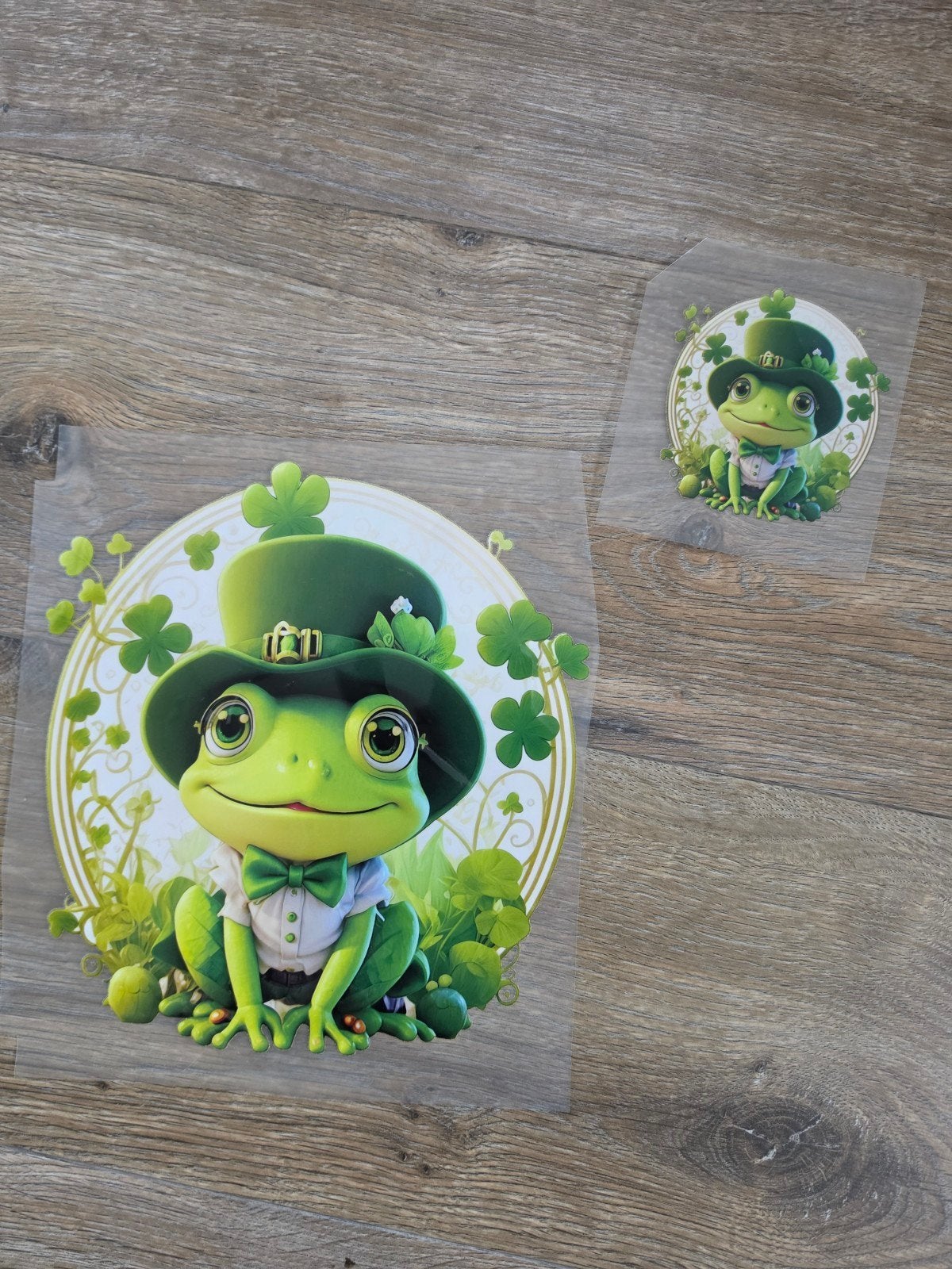 2x Strijkafdruk Kikker voor Carnavalsjas, Ophalen of Verzenden, Nieuw