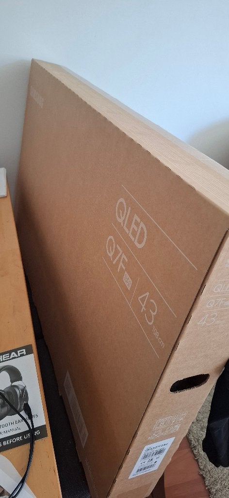 Nieuw in de doos Samsung  43 Inch Qled, Ophalen, 50 Hz, OLED, Zo goed als nieuw