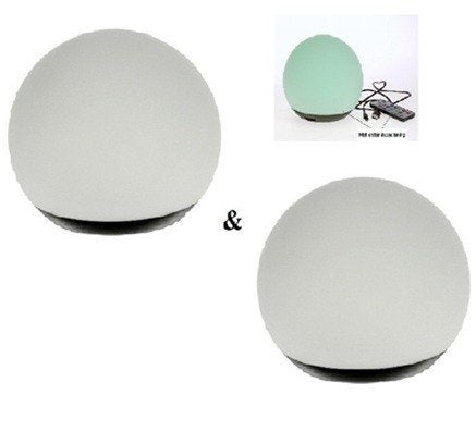 Led Bol set/2 lampen met kleurwisseling Scherp geprijsd !, Verzenden, Nieuw, Kunststof