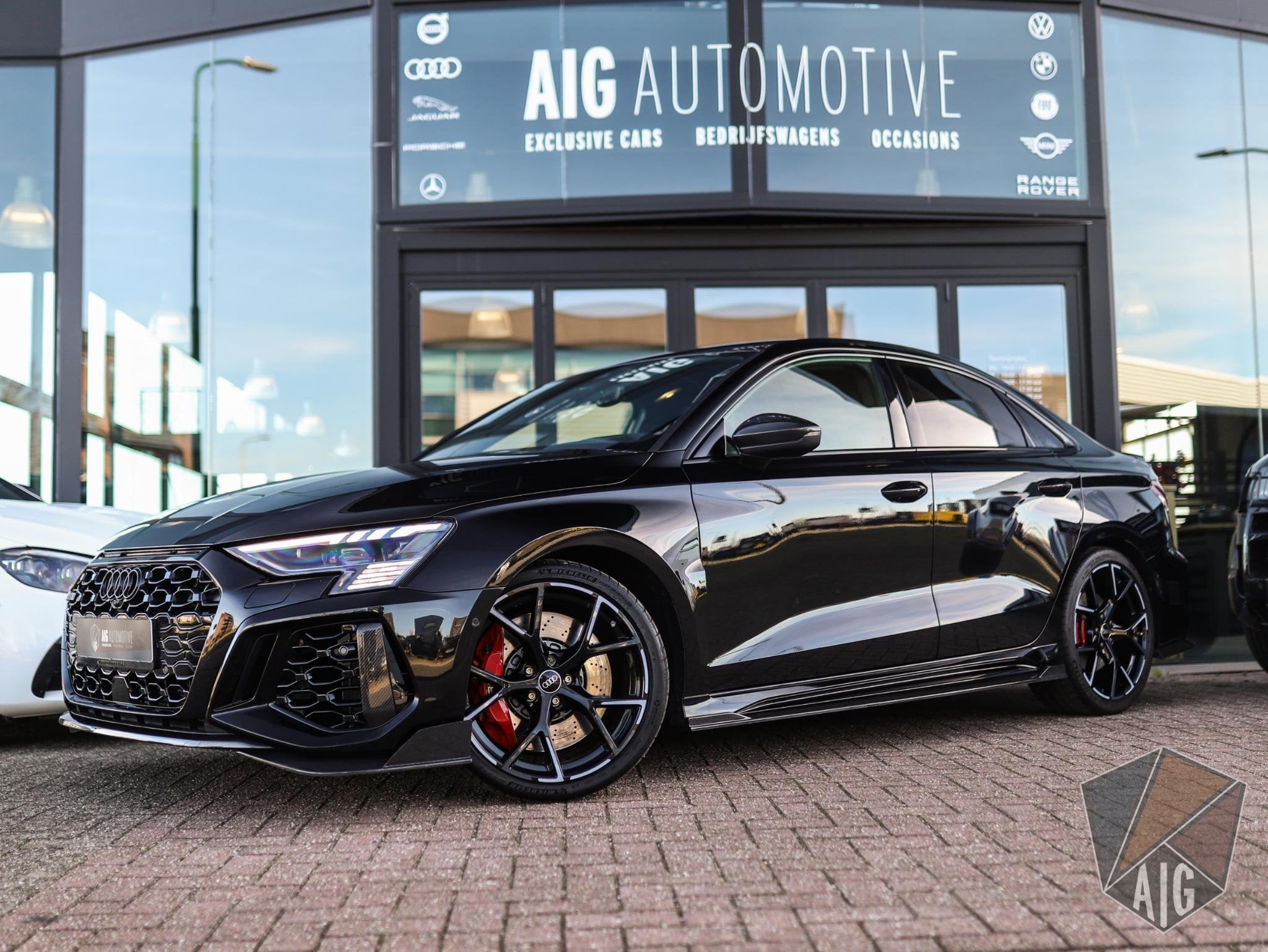 Audi RS 3 Limousine 2.5 TFSI A3 quattro | CT Carbon | RS-Dyn, Auto's, Automaat, Gebruikt, RS3, Leder en Stof