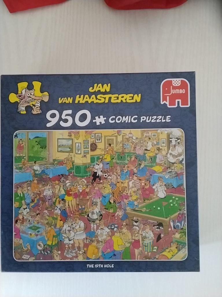 Jan van Haasteren 950 Comic Puzzel - The 19th Hole, Ophalen of Verzenden, 500 t/m 1500 stukjes, Zo goed als nieuw, Legpuzzel