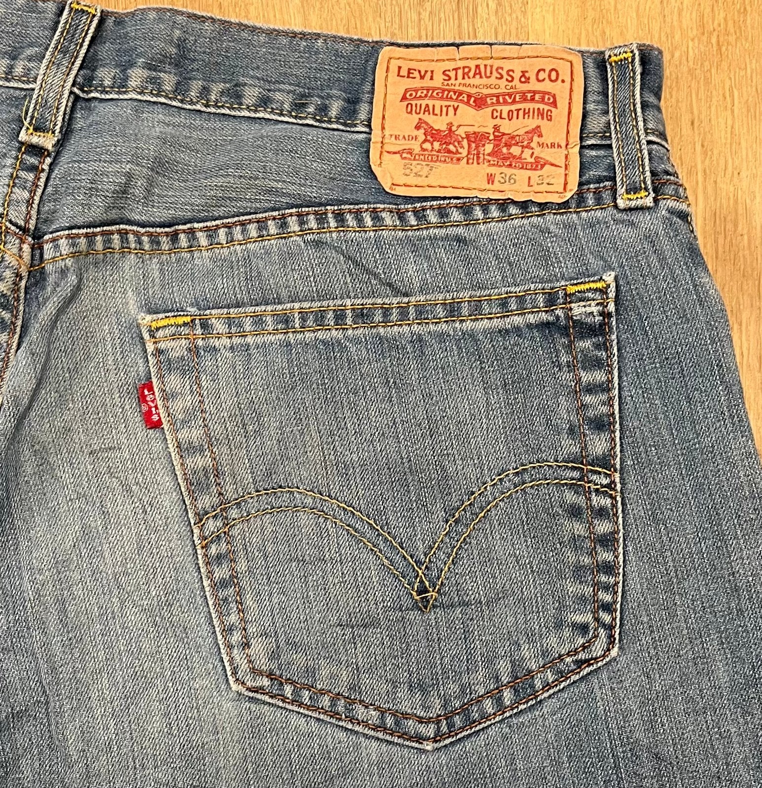 Levi’s 527 low bootcut jeans blauw - Maat W36 L32, Ophalen of Verzenden, Zo goed als nieuw, Blauw, W36 - W38 (confectie 52/54)