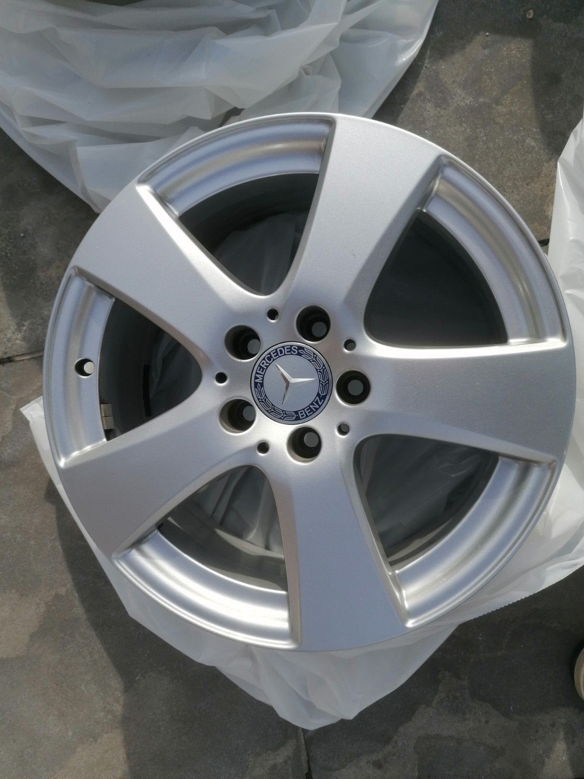 Mercedes velgen 17", Ophalen, Gebruikt, Velg(en), 17 inch
