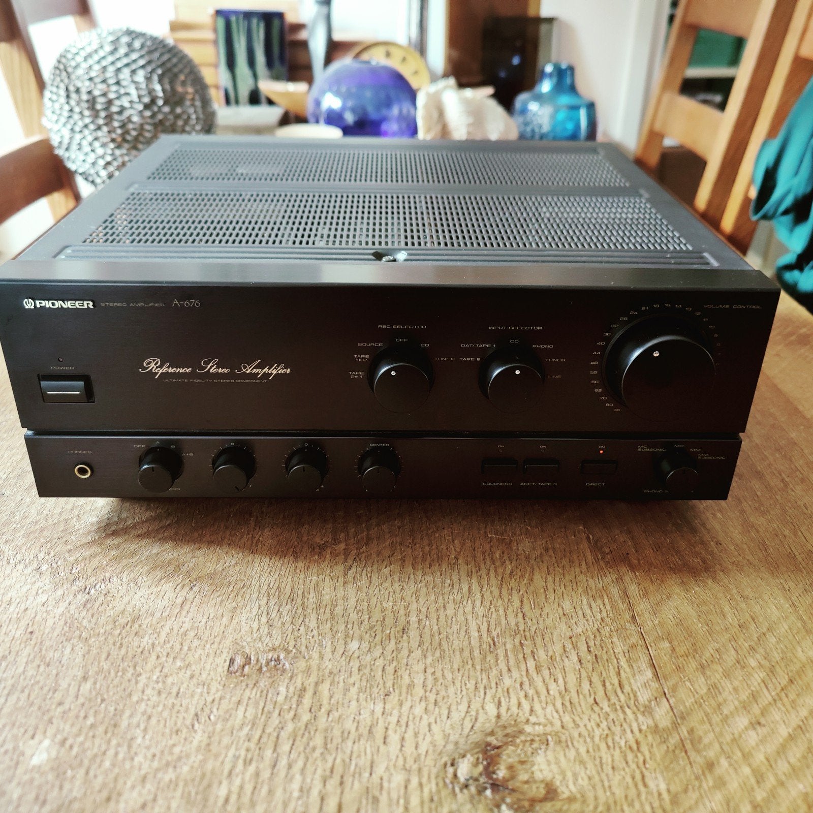 Pioneer a-676 reference stereo high end amplifier, Ophalen, Gebruikt, 60 tot 120 watt, Pioneer