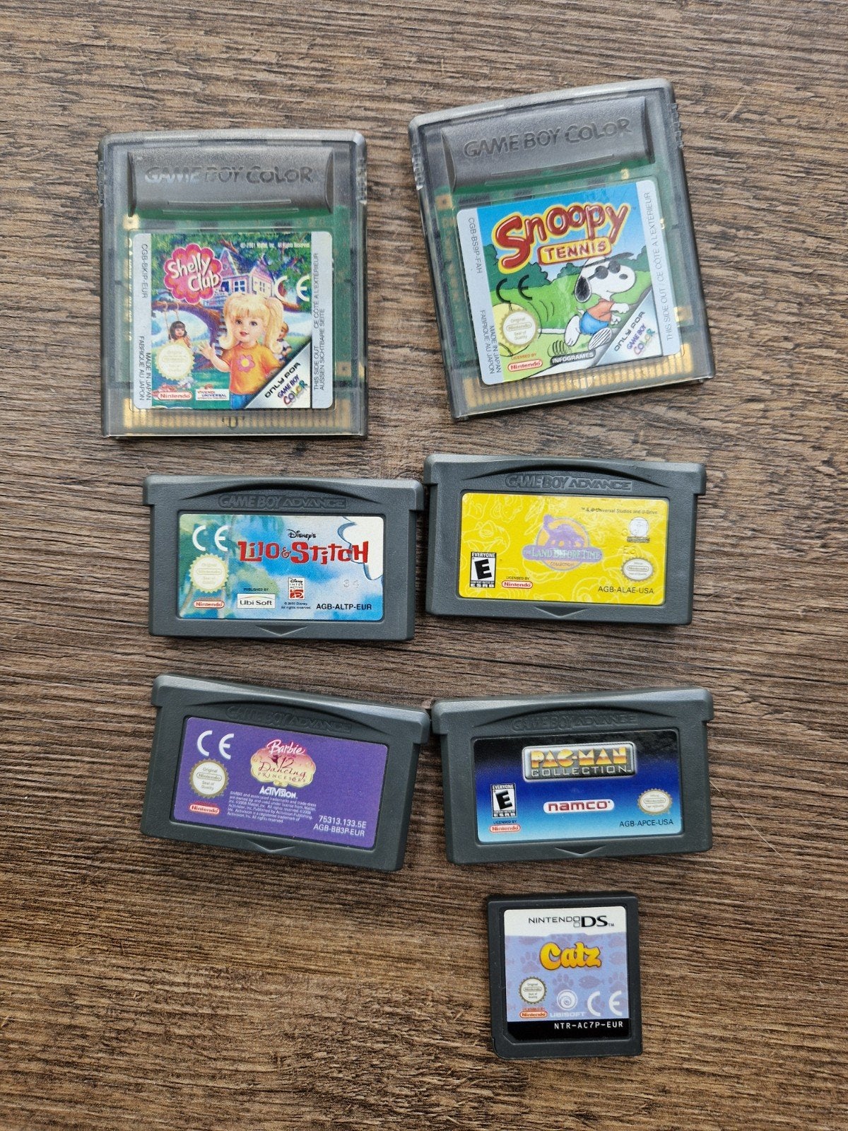 Diverse Game Boy Color, Advance & DS spellen - 7 stuks, Spelcomputers en Games, Gebruikt, Overige genres, 1 speler, Ophalen of Verzenden