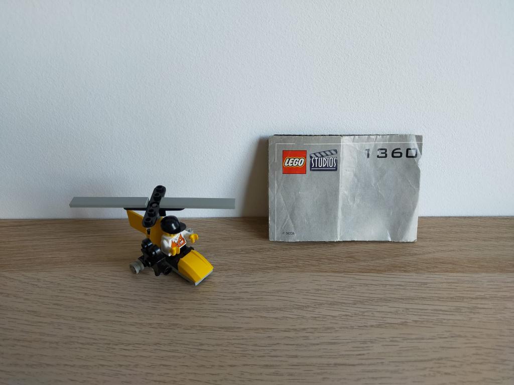 Lego Studios Director's Copter - Set 1360, Ophalen of Verzenden, Gebruikt, Complete set, Lego
