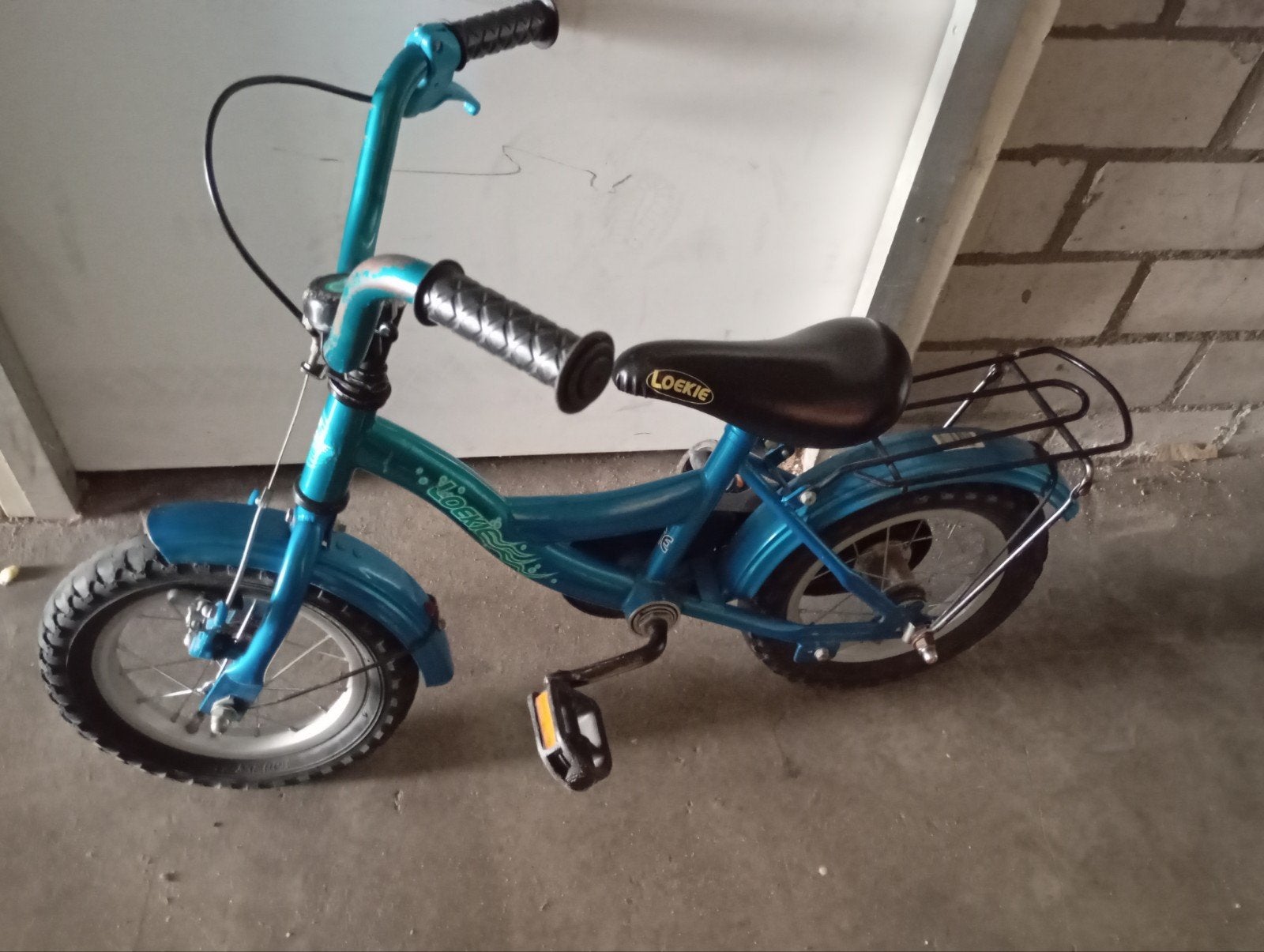 Loekie fietsje 12 inch, Ophalen, Terugtraprem, Gebruikt, Loekie