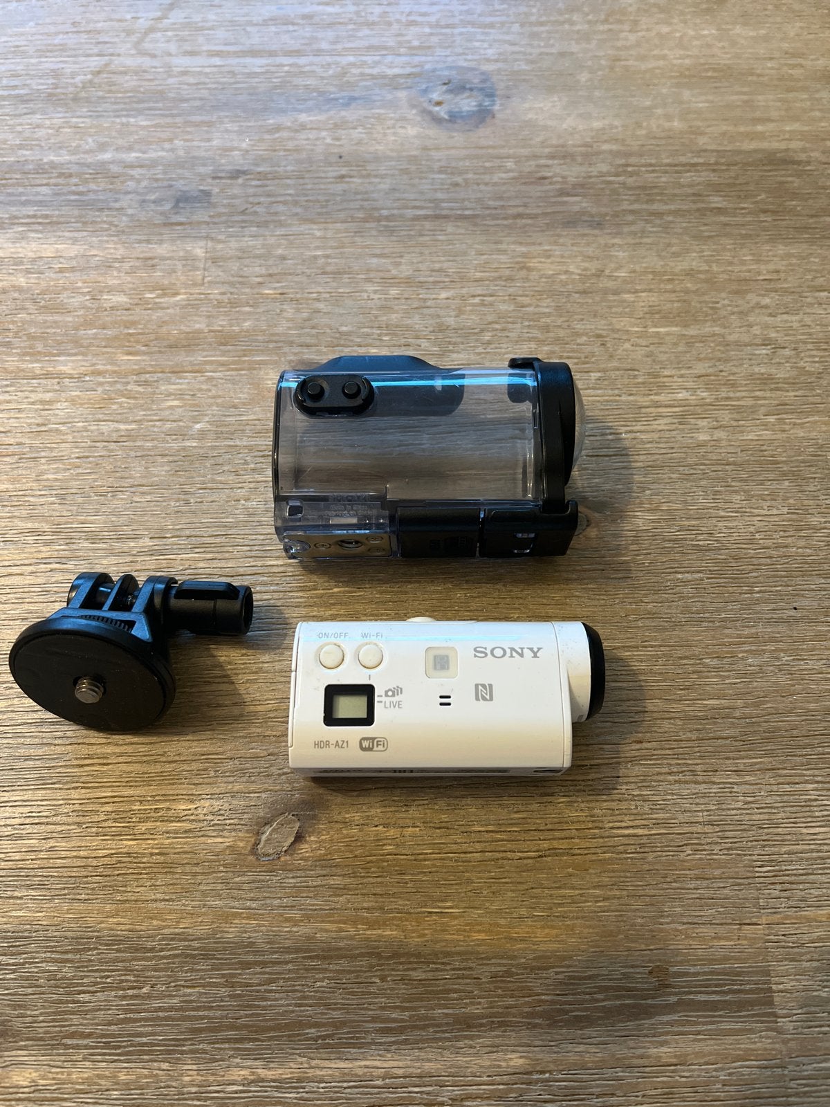 Sony HDR-AZ1 Action Cam met waterdichte behuizing, Ophalen of Verzenden, Gebruikt, Sony