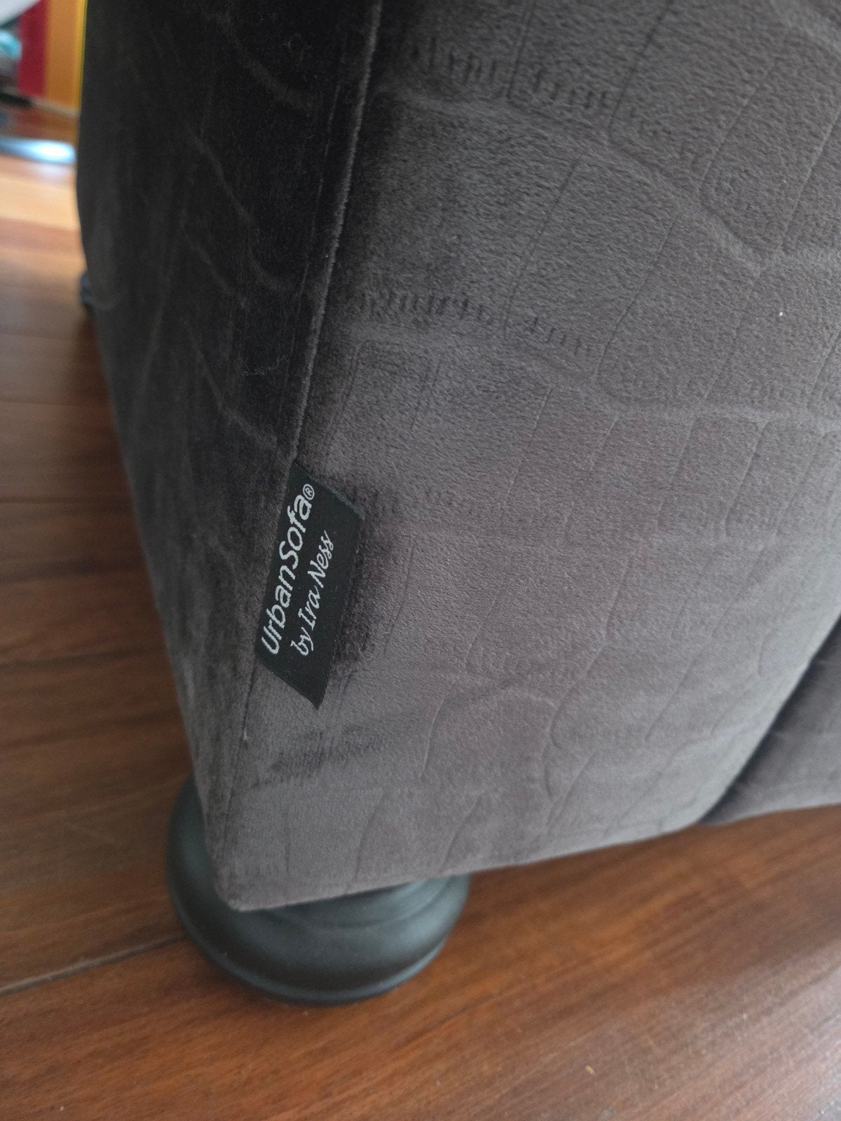 Urban Sofa San Remo Casio 2,5-zitsbank - Copper Steel Croco, Ophalen, Zo goed als nieuw, 75 tot 100 cm, Stof