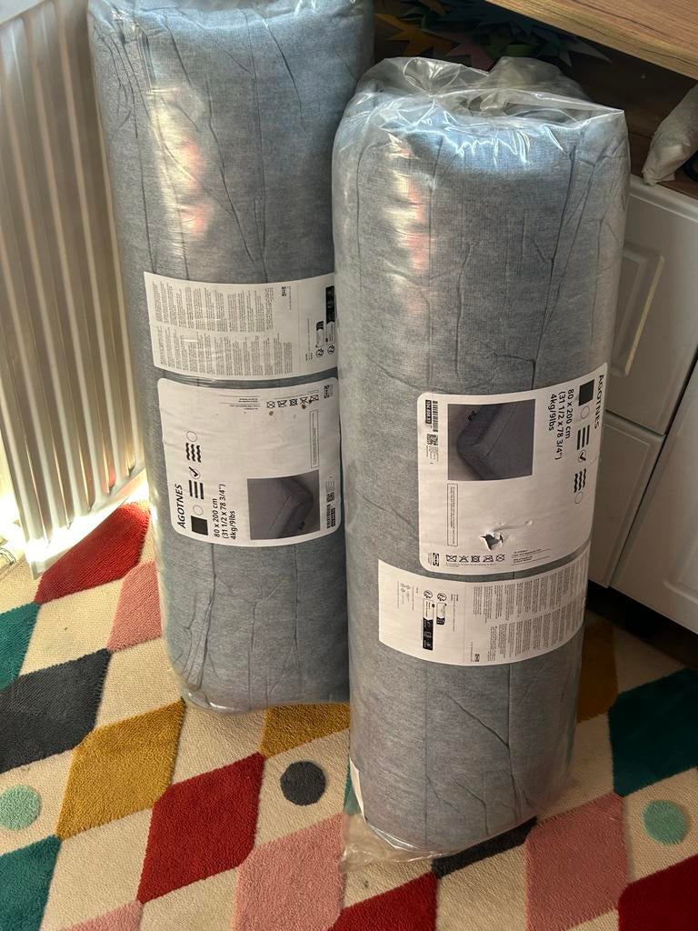 Nieuwe IKEA AGOTNES matrassen (2 stuks) - 80x200 cm, Huis en Inrichting, Slaapkamer | Matrassen en Bedbodems, Ophalen, Eenpersoons