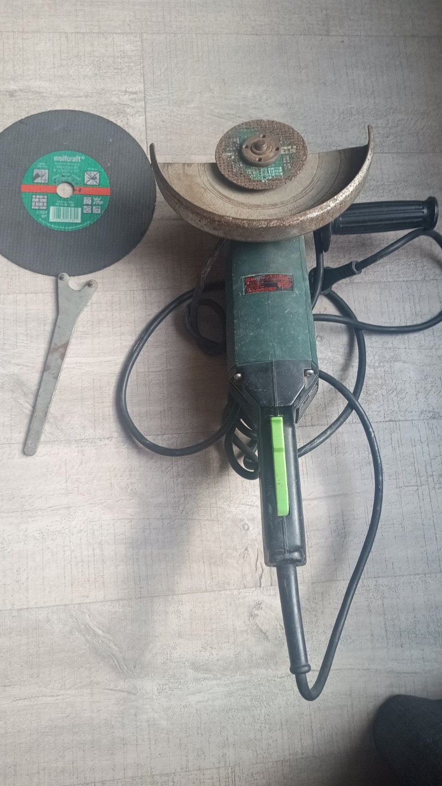 Metabo slijptol 1900 W, Doe-het-zelf en Verbouw, Ophalen of Verzenden, Gebruikt, 1000 watt of meer, Haakse handslijpmachine