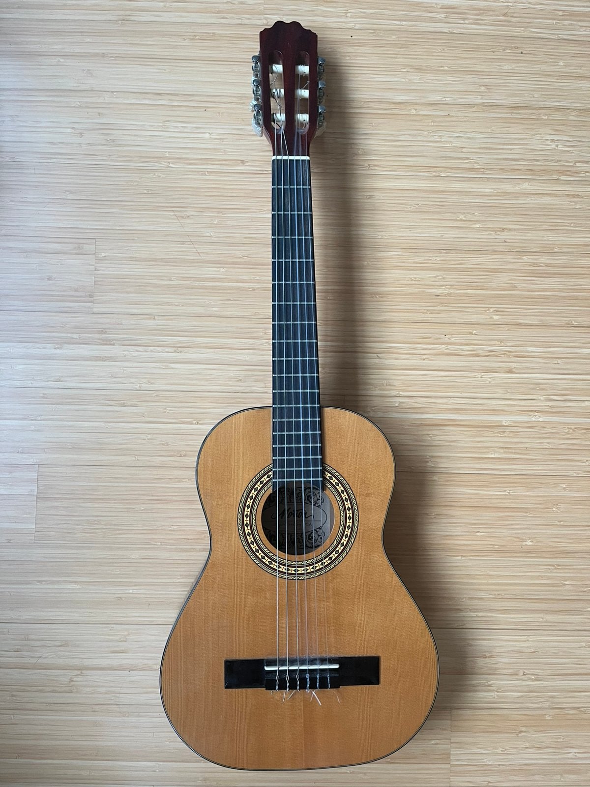 Mooie klassieke Motion 1/2 gitaar, in perfecte staat, Muziek en Instrumenten, Ophalen of Verzenden, Gebruikt, Klassieke of Spaanse gitaar