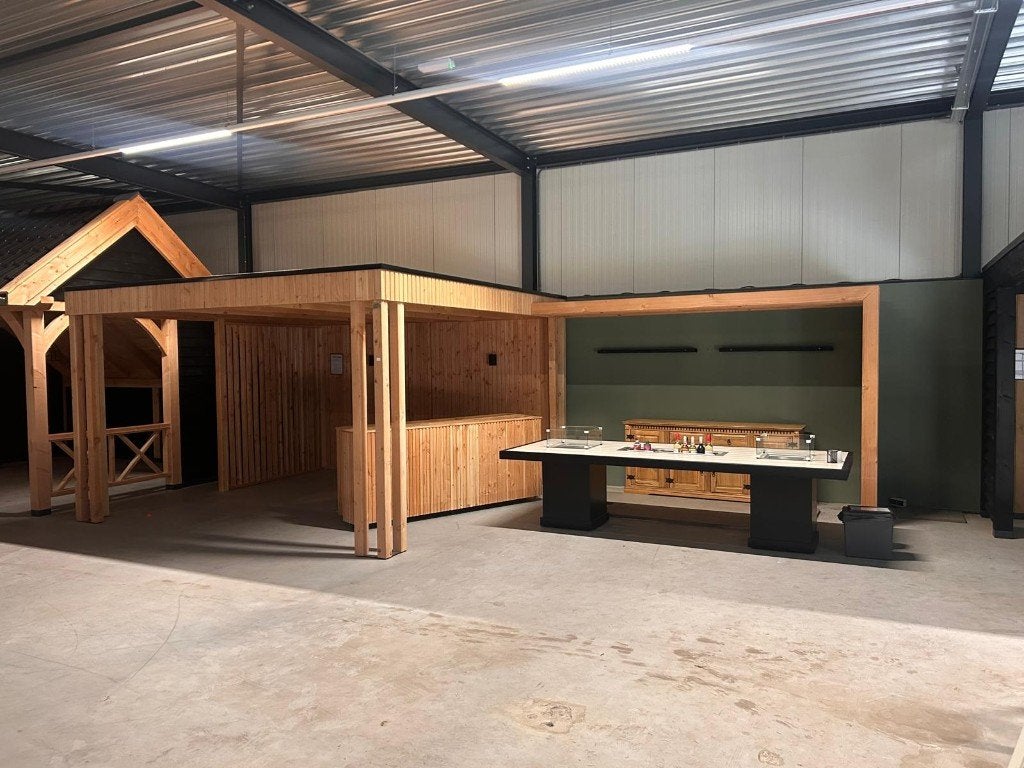 Tuinhuizen, blokhutten & overkappingen | Vanaf €1.750!, Tuin en Terras, Ophalen, Zo goed als nieuw, 400 cm of meer, 500 cm of meer