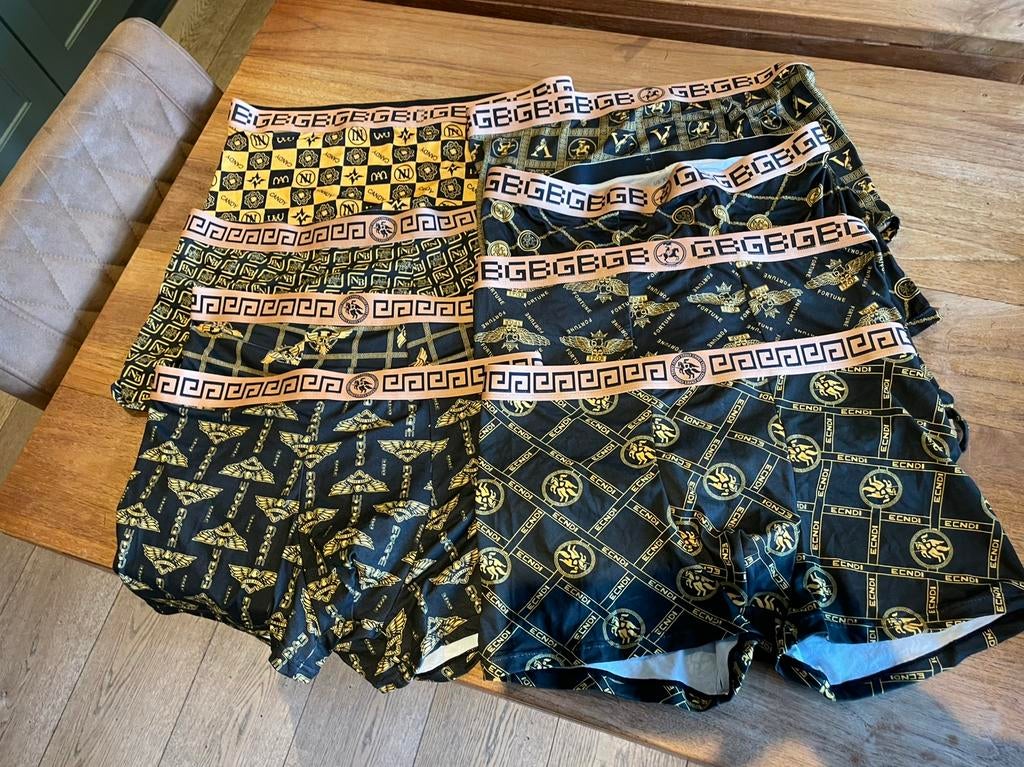 8 mooie hippe boxershorts maat XL 1x gedragen, Kleding | Heren, Ophalen, Zo goed als nieuw