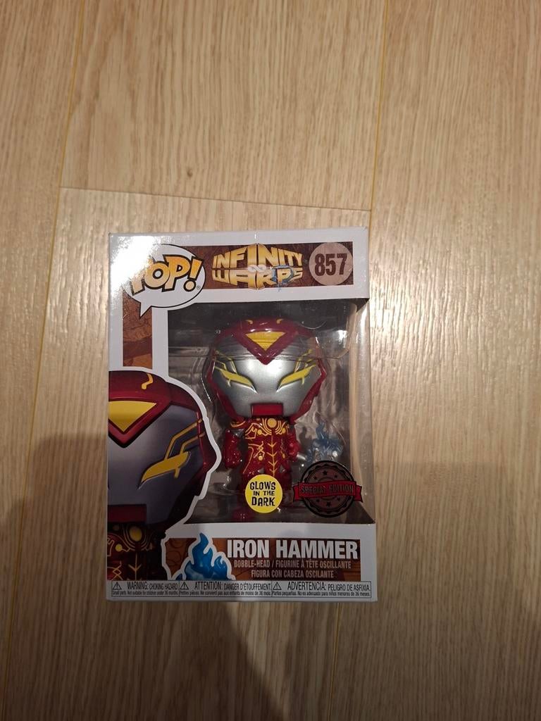 Funko Pop! Iron Hammer #857 - Infinity Warps €11,49, Verzamelen, Poppetjes en Figuurtjes, Ophalen of Verzenden