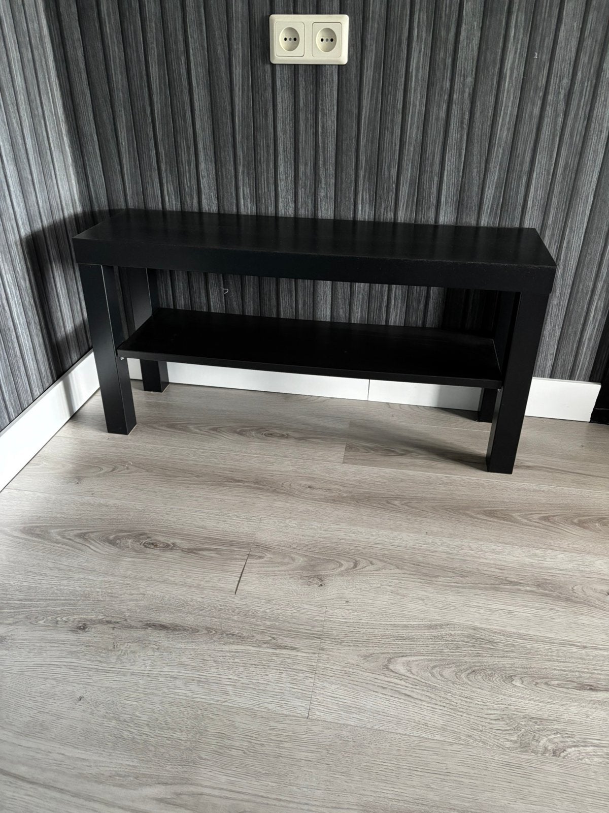 Zwart tv kastje, Ophalen, 50 tot 100 cm, Zo goed als nieuw, Minder dan 100 cm