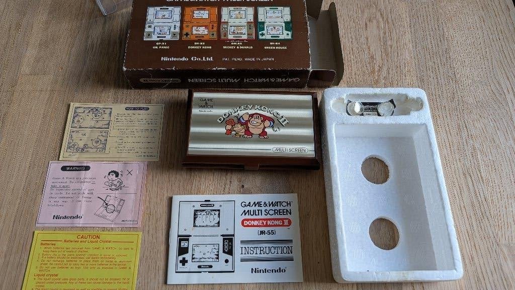 Game & Watch Donkey Kong II (2), Spelcomputers en Games, Ophalen of Verzenden, Gebruikt, Overige modellen