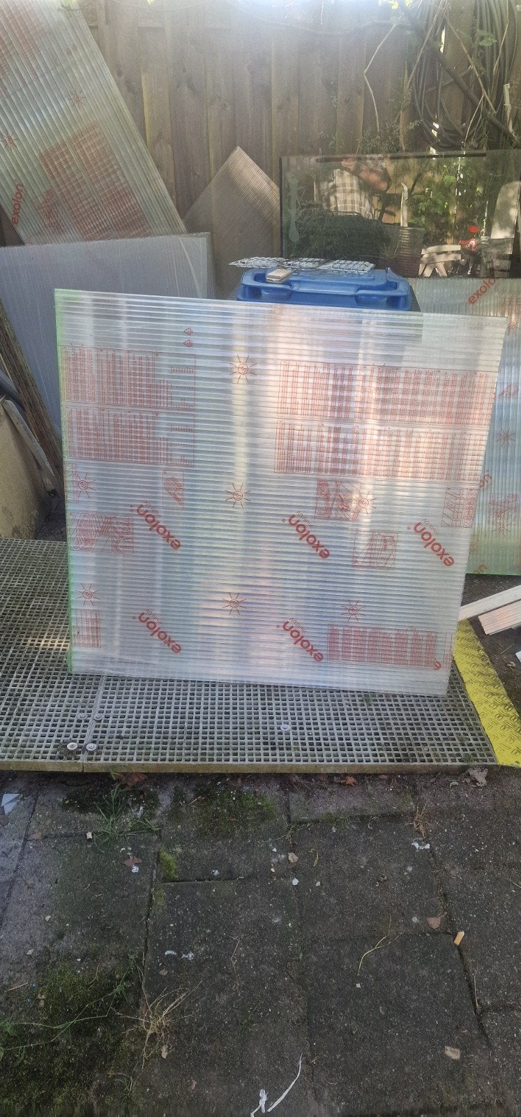 Nieuwe Polycarbonaat platen (103x98cm), Doe-het-zelf en Verbouw, Platen en Panelen, Ophalen, Nieuw