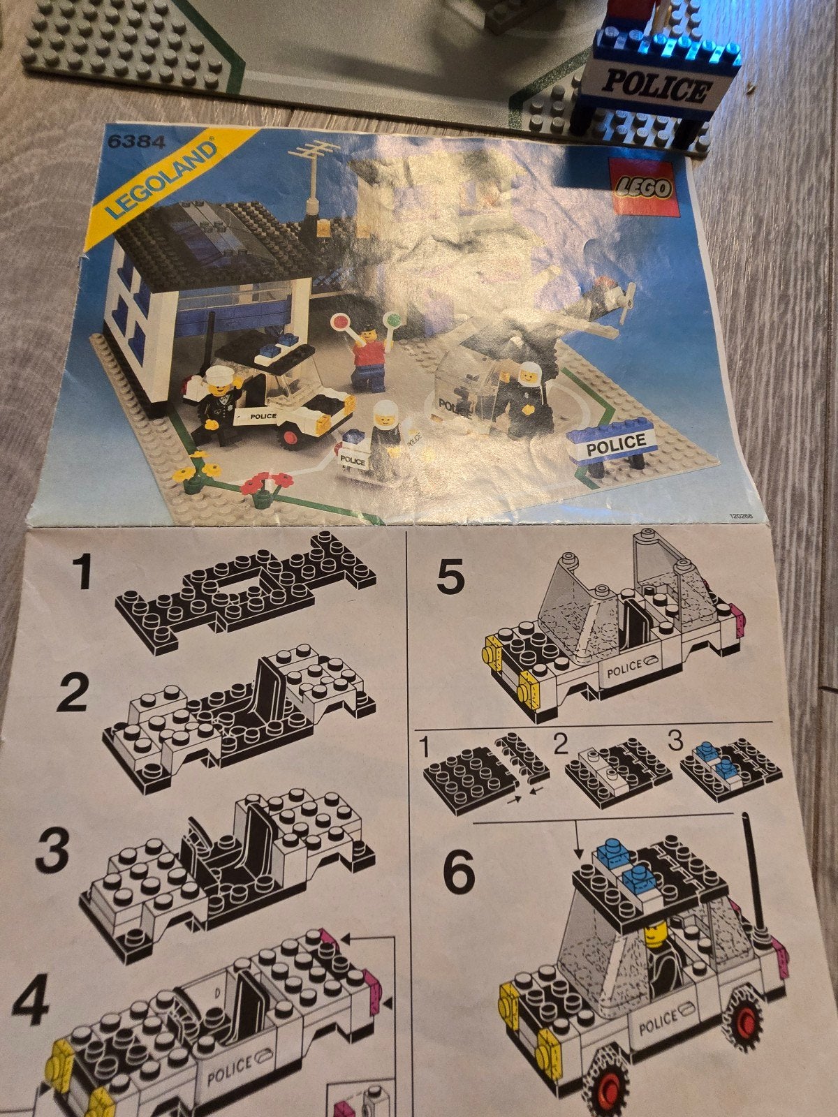 Vintage LEGO Legoland Brandweerkazerne & Politiebureau, Ophalen of Verzenden, Gebruikt, Overige merken